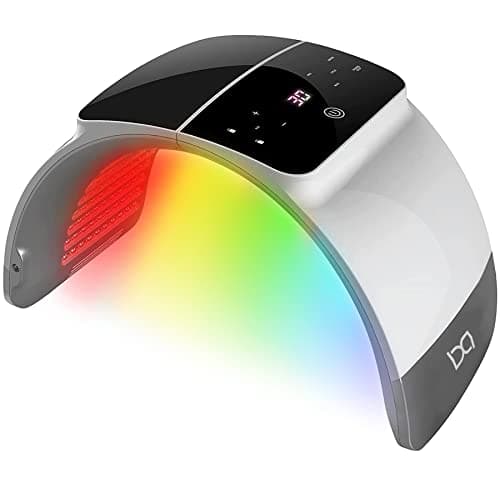 Bestqool LED 面膜 Photon LED 光线 理疗-6 颜色 带 Near 红外线 光线 LED 面部 面膜 适用于 肌肤 Rejuvenation SPA 面部 身体 肌肤 护理 美容 Salon 设备