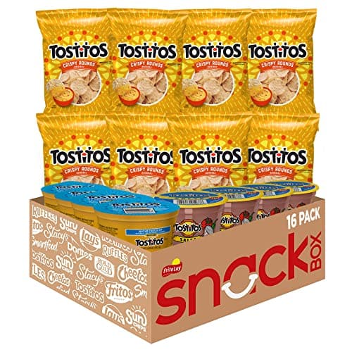 Tostitos,Chip&chunky Salsa 装,Tostitos Crispy Rounds&中号 Salsa,(装 的 16)