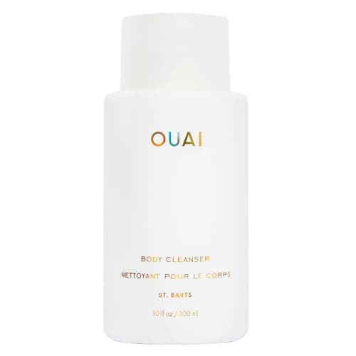 OUAI 身体 Cleanser,St. Barts-Foaming 沐浴露 带 Jojoba 油 和Rosehip 油 to Hydrate,Nurture,Balance 和Soften 肌肤-Paraben,Phthalate 和Sulfate 免费 肌肤 护理 产品-10盎司