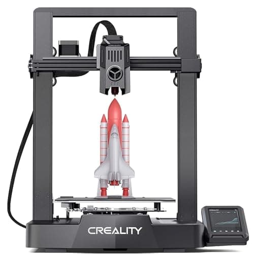 Ender 3 V3 KE 3D打印机 500毫米/s 最大 高速,Creality 3D打印机 带 自动调平,升级版 Sprite 直驱挤出机 支持 300 打印 和双Z轴 适用于 初学者 8.66x8.66x9.44 英寸